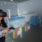 Workstation ergonomics in virtual reality with TechViz on a HTC Vive